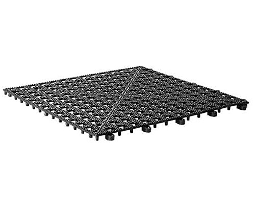 getgastro Abtropfmatte aus Polypropylen, klar oder schwarz, erweiterbar durch klick-Verbindung / 33 x 33 x 1,5 cm | Sun (A2 - transparent/klar) von getgastro