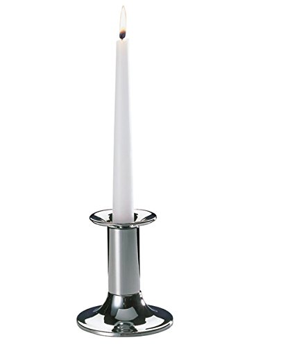 getgastro Kerzenleuchter aus Metall (verchromt), Profi-QUALITÄT, extra Schwerer Fuß, möbelschonende Unterseite/Ø 10 cm, Höhe: 11, 16 oder 22 cm | Sun (A1 - Höhe: 11 cm) von getgastro