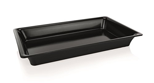 getgastro Melamin Gastronormbehälter GN 1/1 Schwarz – 20 mm Tiefe, Premium Qualität – Robuste und langlebige Behälter für Gastronomie von getgastro