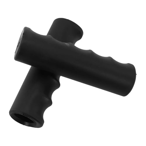 2 Stück Garten-Schubkarren-Ersatzgriffe, PVC, rutschfeste Lenkergriffe für Gartenwagen, Traktoren, Rasenmäher, 118 x 22 mm von getuse