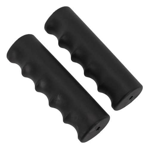 2 x Gartengriffe für Schubkarrengriffe, rutschfeste PVC-Ersatzhülsen für Trolleywagen, Traktoren, Rasenmäher, 118 x 22 mm von getuse
