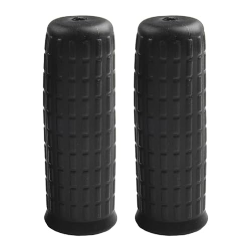 2 x Gartengriffe für Schubkarrengriffe, rutschfeste PVC-Ersatzhülsen für Trolleywagen, Traktoren, Rasenmäher, 122 x 32 mm von getuse