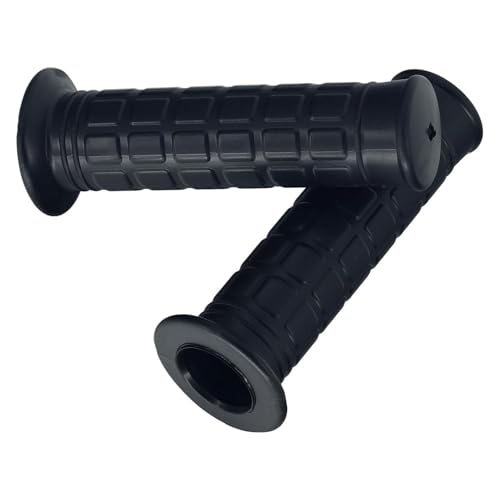 2 x Gartengriffe für Schubkarrengriffe, rutschfeste PVC-Ersatzhülsen für Trolleywagen, Traktoren, Rasenmäher, 124 x 25 mm von getuse