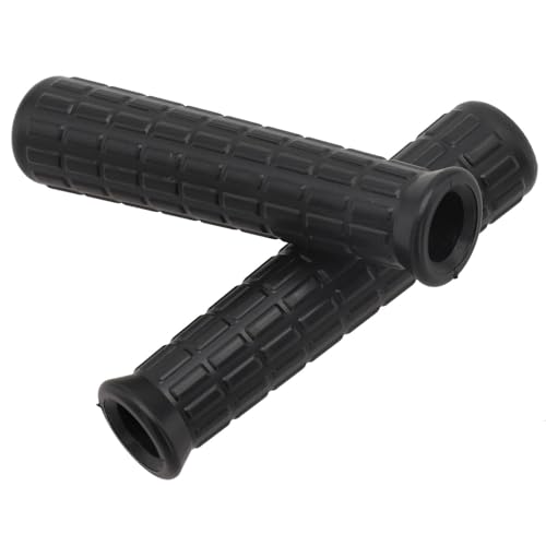 2 x rutschfeste PVC-Griffabdeckungen, einfache Installation, Ersatz für Trolleywagen, Rasenmäher, 114 x 12 mm von getuse