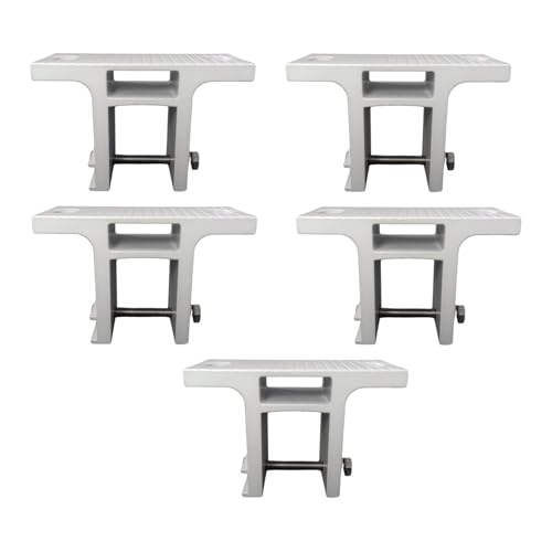 5 x Teleskop-Markisenhalterung, Aluminiumlegierung, Wandhalterung für den Außenbereich, 12,5 x 5 x 8 cm von getuse