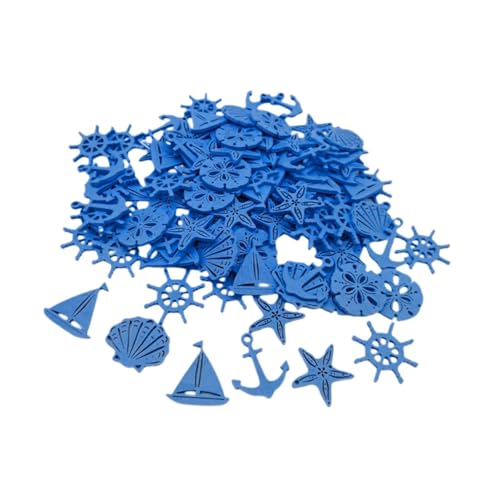 50 Stück nautische kleine Holzausschnitte, Küstendekoration, Urlaubssimulation, Partyzubehör, Miniatur-Strand-Thema, Kunst und Handwerk, Dunkelblau 50 Stück nautische kleine Holzausschnitte, Küstendekoration, Urlaubssimulation, Partyzubehör, Miniatur-Strand-Thema, Kunst und Handwerk, Dunkelblau von getuse