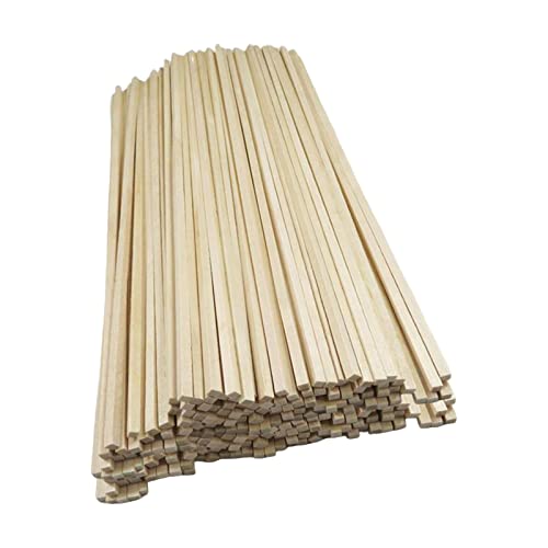 50 x unlackierte quadratische Holzstäbe, quadratische Dübelstange, glatte lange Hartholzstreifen für Handwerk, Heimdekoration, 400 x 2 x 2 mm 50 x unlackierte quadratische Holzstäbe, quadratische Dübelstange, glatte lange Hartholzstreifen für Handwerk, Heimdekoration, 400 x 2 x 2 mm von getuse