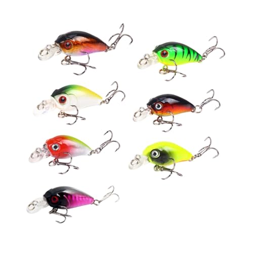 7 x Angelköder, Swimbaits Crankbaits Set für Salzwasser, Süßwasser, Barsch, Crappie, Hecht, Wels 7 x Angelköder, Swimbaits Crankbaits Set für Salzwasser, Süßwasser, Barsch, Crappie, Hecht, Wels von getuse