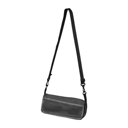 Faltbarer Hocker Outdoor mit Tragegurt - Leichter Rucksackhocker für Wandern, Camping, Angeln - Verstellbarer Klapphocker in Khaki- Schwarz/L von getuse