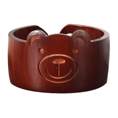 Garnschale aus Holz, Schweinchen-Design, Strickgarnhalter, Häkelschale, Webgarn, Aufbewahrung, verhindert Verrutschen und Organisation, Geschenk für Frauen, roter Bär Garnschale aus Holz, Schweinchen-Design, Strickgarnhalter, Häkelschale, Webgarn, Aufbewahrung, verhindert Verrutschen und Organisation, Geschenk für Frauen, roter Bär von getuse