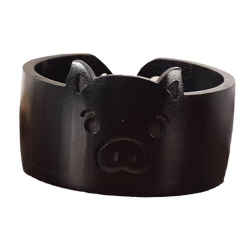 Garnschale aus Holz mit Bären-Design, roter Strickgarnhalter mit Loch zum Häkeln, Weben, Garnaufbewahrung, 17 x 10 cm, Bastelorganisation, Geschenk für Strickliebhaber, schwarzes Schweinchen Garnschale aus Holz mit Bären-Design, roter Strickgarnhalter mit Loch zum Häkeln, Weben, Garnaufbewahrung, 17 x 10 cm, Bastelorganisation, Geschenk für Strickliebhaber, schwarzes Schweinchen von getuse