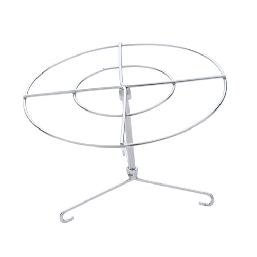 Grillspieß, Rotisserie, Edelstahl, Luftfritteusen-Gestell für Zuhause, Party, Garten, Kochen im Freien, 16 x 10 cm von getuse