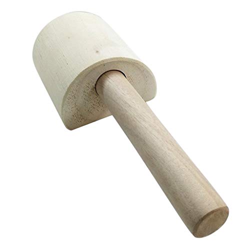 Holz-Töpferpaddel-Werkzeug für Tonmodellierung, Figuren, Schnitzen, Handbau, Texturierung und Formen, 25 x 5,5 x 8,5 cm von getuse