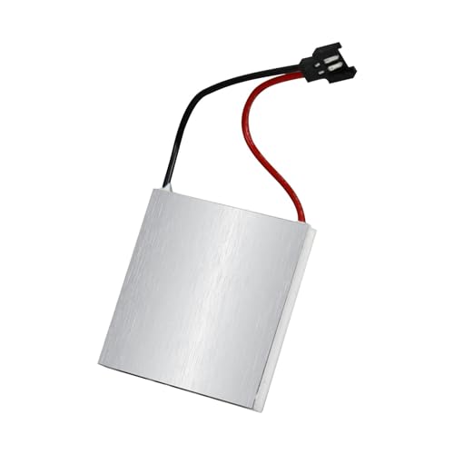 Kaminventilator Generator Blatt Motor Zubehör Set Universal Halbleiter für Holzverbrennung Eco Ventilator 4 x 4 x 0,3 cm Silber von getuse