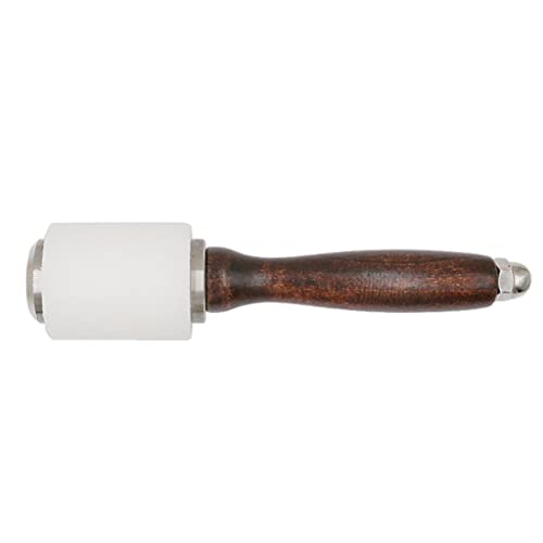 Nylon Hammer für Lederverarbeitung und Holzschnitzen, Lederwaren Werkzeug mit Holzgriff, 190 mm Gesamtlänge von getuse