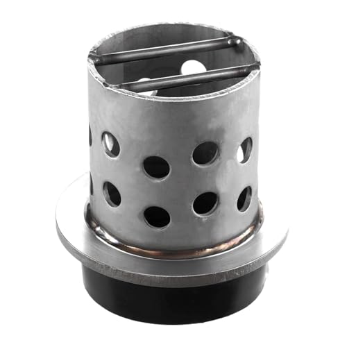 Perforierter Guss-Flachmann, Schmuck-Werkzeug, Edelstahl mit Gummiunterseite, für Vakuum-Investitionen, Metallguss, 7,6 x 10,2 cm von getuse