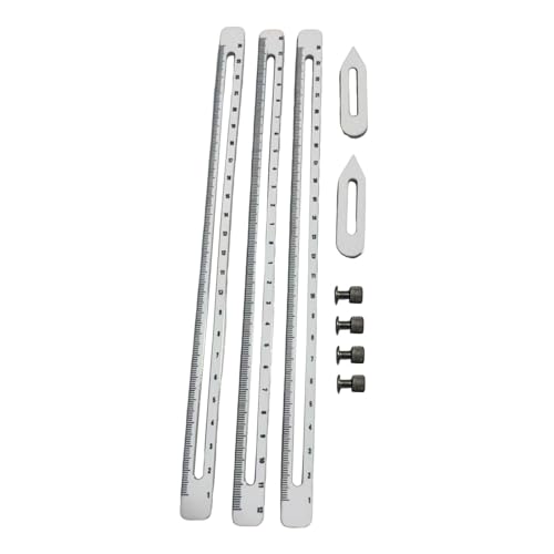 Pottery Measuring Combination Tools Set, Portable Beginner Craft Supplies Functional Measurement Tools Calipers 9.84 Inch Pottery Measuring Combination Tools Set, Portable Beginner Craft Supplies Functional Measurement Tools Calipers 9.84 Inch von getuse