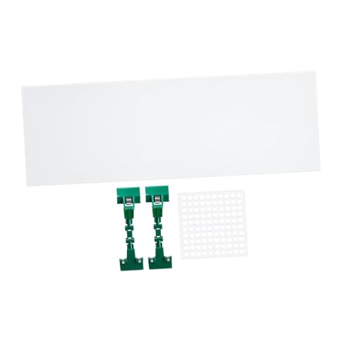 Ton-Schirm für Töpferscheibe, universelle Passform, verstellbarer Spritzschutz, Abdeckung mit Clips und Punktkleber, 22 x 87 cm, grüne Clips Ton-Schirm für Töpferscheibe, universelle Passform, verstellbarer Spritzschutz, Abdeckung mit Clips und Punktkleber, 22 x 87 cm, grüne Clips von getuse