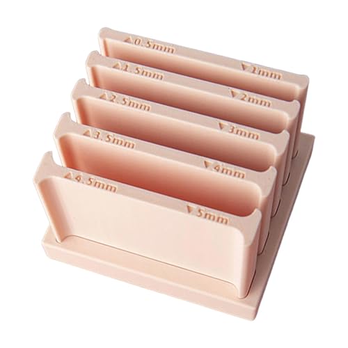 Tonstreifenwerkzeug, 5 austauschbare Stanzformen, professionell, multifunktional, doppelseitig mit Gravur, Beige Tonstreifenwerkzeug, 5 austauschbare Stanzformen, professionell, multifunktional, doppelseitig mit Gravur, Beige von getuse