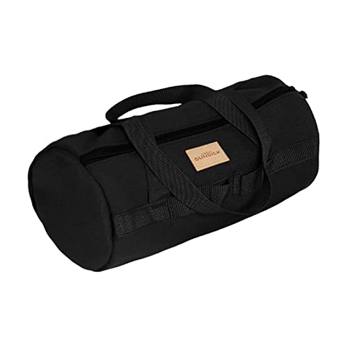 Zeltpflöcke Tasche Aufbewahrungsorganizer für Schraubheringe Werkzeugtasche großes Fassungsvermögen Camping Wohnwagen 15x35 cm Schwarz- Schwarz 35 × 15 cm von getuse