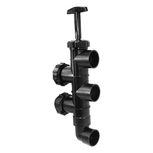 getuse 5,1 cm Push-Pull-Rückspülventil, Ersatz SP0410X502S, kompatibles Teil, schwarzes Pool-Filterventil von getuse