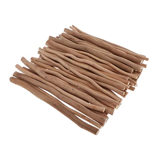 getuse 50 Stück Treibholz Holzscheiben 20 cm zum Basteln DIY Handwerk Naturholz Deko- 50 Stück Holz-20cm von getuse
