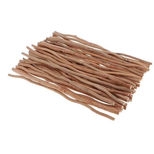 getuse 50 Stück Treibholz Holzscheiben 20 cm zum Basteln DIY Handwerk Naturholz Deko- 50 Stück Holz-40cm von getuse