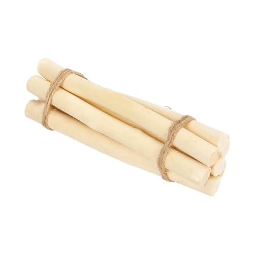 getuse 50 Stück Treibholz Holzscheiben 20 cm zum Basteln DIY Handwerk Naturholz Deko- 7 Stück 30 cm Weiß Dick von getuse