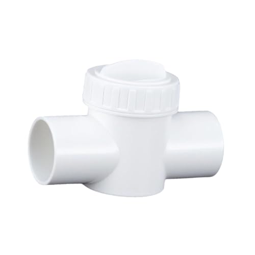 getuse Aquarium-Steuerventil mit Wasserkontrolle und Geräuschreduzierungsfunktion für den Innenbereich, Weiß, 32 mm von getuse