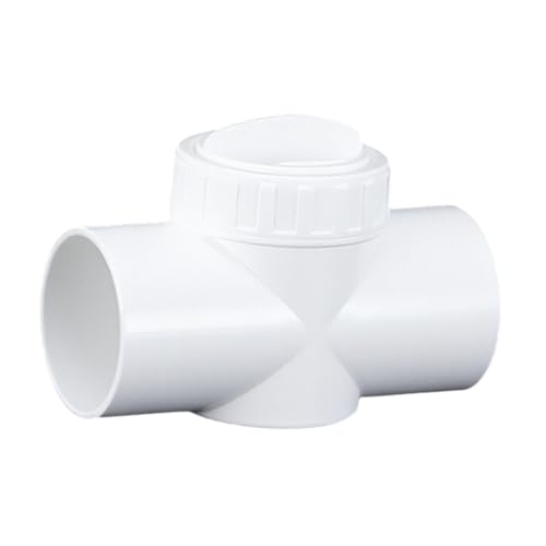 getuse Aquarium-Steuerventil mit Wasserkontrolle und Geräuschreduzierungsfunktion für den Innenbereich, Weiß, 40 mm von getuse