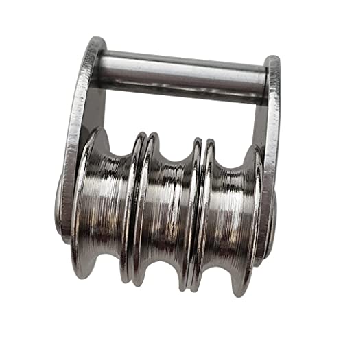 getuse Edelstahl Windsurfing Segel Riemenscheibe Set Triple Roller Wheel Tack Pulley 3,5 x 3,0 cm Silber Marine Hardware getuse Edelstahl Windsurfing Segel Riemenscheibe Set Triple Roller Wheel Tack Pulley 3,5 x 3,0 cm Silber Marine Hardware von getuse