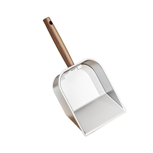 getuse Katzenstreuschaufel, Siebschaufel, Edelstahl mit Holzgriff, Haustierreinigungswerkzeug, effiziente Abfallentfernung, 14 x 16 cm, massiv getuse Katzenstreuschaufel, Siebschaufel, Edelstahl mit Holzgriff, Haustierreinigungswerkzeug, effiziente Abfallentfernung, 14 x 16 cm, massiv von getuse
