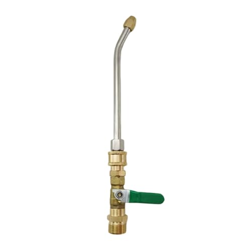 getuse Kupfer-Edelstahl-Hochdruckreiniger-Ventilschaft mit Schnellanschluss-Adapter für Industrie und Haushalt, 30 Grad M22 von getuse