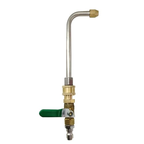 getuse Kupfer-Edelstahl-Hochdruckreiniger-Ventilschaft mit Schnellanschluss-Adapter für Industrie und Haushalt, 90 Grad getuse Kupfer-Edelstahl-Hochdruckreiniger-Ventilschaft mit Schnellanschluss-Adapter für Industrie und Haushalt, 90 Grad von getuse