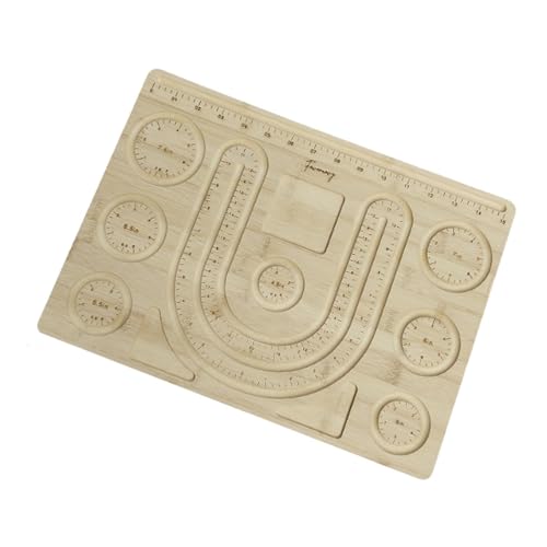 getuse Perlenbrett für Armbänder Aufbewahrungsbehälter Schmuck Design Größenbretter Vitrine Perlentablett für Perlen Armreif DIY Handwerk Stil A- 28.3cmx11.2cmx10cm von getuse