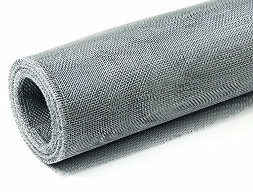 Aluminiumgewebe Alu-Gewebe Fliegengitter Gewebe Insektenschutz Nagerschutz 1,20 x 30,0 m von gewebe-profi