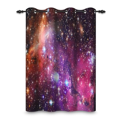 ggaimwf 107x160cm Galaxie Weltraum Ösenvorhang Nebel Universum Planeten Rote Milchstraße Fantasie Sternenhimmel Raumteiler Verdunkelung Fenstervorhänge für Schlafzimmer Wohnzimmer,1-Einzelpaneel ggaimwf 107x160cm Galaxie Weltraum Ösenvorhang Nebel Universum Planeten Rote Milchstraße Fantasie Sternenhimmel Raumteiler Verdunkelung Fenstervorhänge für Schlafzimmer Wohnzimmer,1-Einzelpaneel von ggaimwf