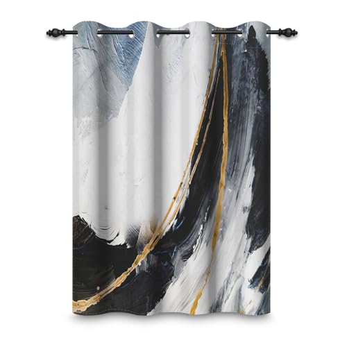 ggaimwf 135x229cm Marmor Ösenvorhang Abstrakt Moderne Kunst Ölgemälde Textur Welle Vintage Steindruck Thermo Raumteiler Verdunkelungsvorhänge Fenstervorhänge für Schlafzimmer Wohnzimmer,1-Einzelpaneel ggaimwf 135x229cm Marmor Ösenvorhang Abstrakt Moderne Kunst Ölgemälde Textur Welle Vintage Steindruck Thermo Raumteiler Verdunkelungsvorhänge Fenstervorhänge für Schlafzimmer Wohnzimmer,1-Einzelpaneel von ggaimwf