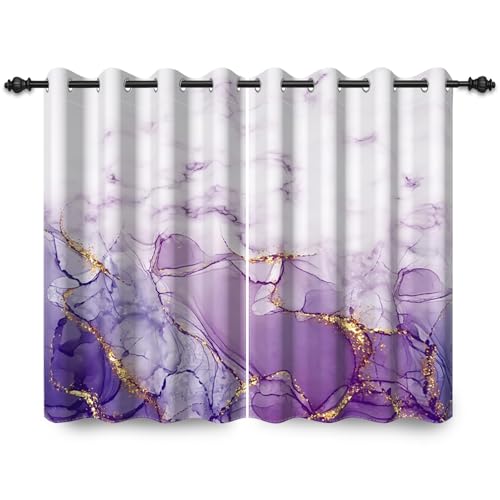 ggaimwf 135x245cm Marmor Ösenvorhang Abstrakt Moderne Kunst Goldstruktur Lila Ombre Vintage-Steindruck Raumteiler Verdunkelungsvorhänge Fenstervorhänge für Schlafzimmer Wohnzimmer,2 paneel ggaimwf 135x245cm Marmor Ösenvorhang Abstrakt Moderne Kunst Goldstruktur Lila Ombre Vintage-Steindruck Raumteiler Verdunkelungsvorhänge Fenstervorhänge für Schlafzimmer Wohnzimmer,2 paneel von ggaimwf
