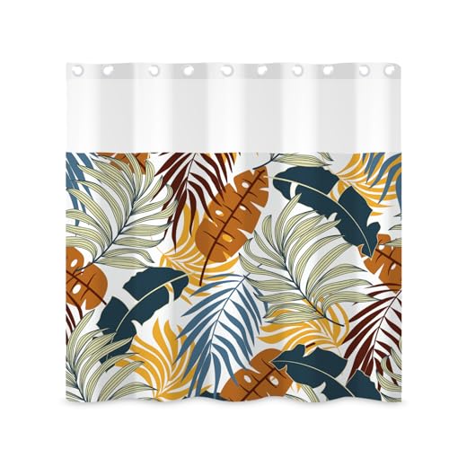 ggaimwf Duschvorhang- und Linien-Set, tropische Bananenblätter, 180 x 180 cm, tropische Bananenblätter, zum Einrasten, Duschvorhänge für Badezimmer, Sommer, Hawaii, Urlaub, botanisches Badezimmer-Set ggaimwf Duschvorhang- und Linien-Set, tropische Bananenblätter, 180 x 180 cm, tropische Bananenblätter, zum Einrasten, Duschvorhänge für Badezimmer, Sommer, Hawaii, Urlaub, botanisches Badezimmer-Set von ggaimwf