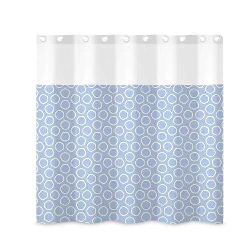 ggaimwf Geometrischer Duschvorhang und Liner ohne Haken, Morandi-Kreis, Polyester, zum Einrasten, modernes minimalistisches, neutrales schickes Badezimmer-Set, 180 x 180 cm ggaimwf Geometrischer Duschvorhang und Liner ohne Haken, Morandi-Kreis, Polyester, zum Einrasten, modernes minimalistisches, neutrales schickes Badezimmer-Set, 180 x 180 cm von ggaimwf