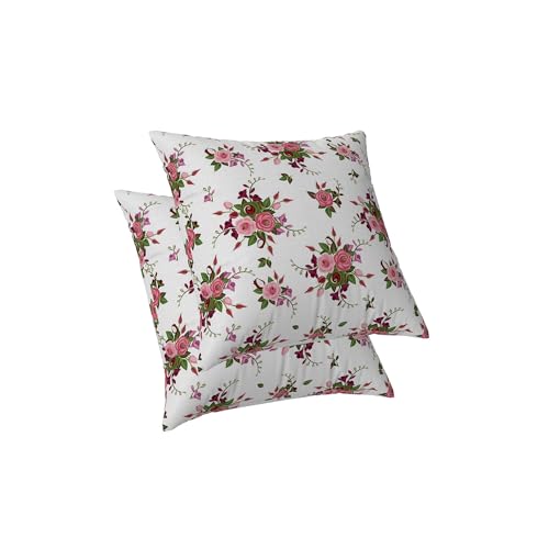ggaimwf Kissenbezug Mit Blumenmuster - Blush Rose Blüte Vintage Abstrakt Bauernhausstil für Sofa Wohnzimmer Schlafzimmer Heimdekoration Outdoor 40x40cm 2er-Set von ggaimwf