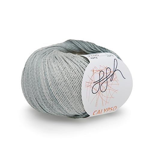 ggh Calypso - 100% Baumwolle mit langem Farbverlauf - Farbe 014 - Ecru-Grau von ggh