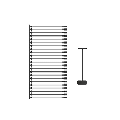 Heftfäden STANDARD für Etikettierpistole Kunststofffäden Anschießpistole Tag Pins aus schwarzem Kunststoff (5.000 Stück standard schwarz, 40mm) von ggm