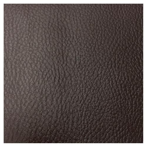 ggm® Kunstleder PVC Trend, Breite 140 cm, Meterware, Farben wählbar (dunkelbraun) von ggm