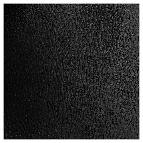 ggm® Kunstleder PVC Trend, Breite 140 cm, Meterware, Farben wählbar schwarz von ggm