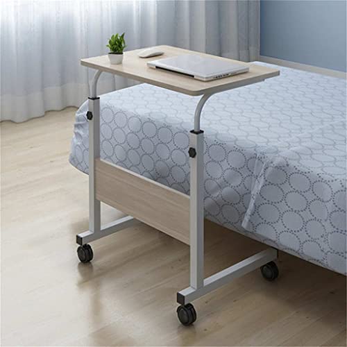 80 x 40 cm, 60 x 40 cm, faltbarer Computertisch, verstellbar, tragbar, Laptop-Schreibtisch, drehbarer Betttisch, kann angehoben werden (Farbe: einfarbig, Größe: 60 x 40 cm) (einfarbig, 60 x 40 cm) von ghghnrtgefrgnhnxdf