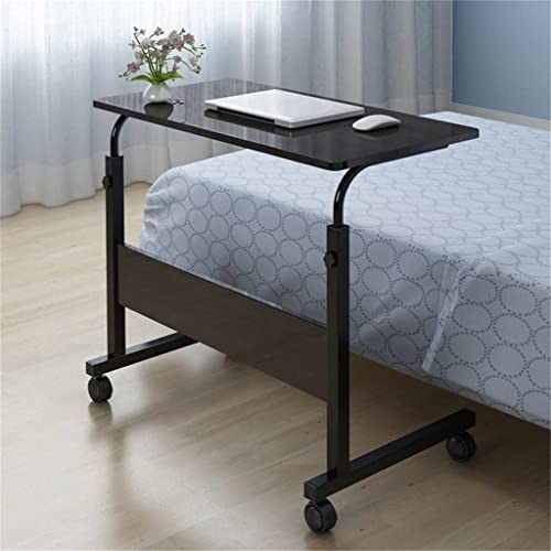 80 x 40 cm, 60 x 40 cm, faltbarer Computertisch, verstellbarer tragbarer Laptop-Schreibtisch, drehbarer Betttisch, kann angehoben werden (Farbe: einfarbig, Größe: 60 x 40 cm) (D 80 x 40 cm) von ghghnrtgefrgnhnxdf
