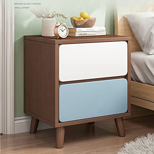 Bedside Nachttisch, nordisch, Nachttisch, Kabinett, Schlafzimmermöbel, Holz, Chest of Drawers, Aufbewahrungsschrank, klein, Blau Bedside Nachttisch, nordisch, Nachttisch, Kabinett, Schlafzimmermöbel, Holz, Chest of Drawers, Aufbewahrungsschrank, klein, Blau von ghghnrtgefrgnhnxdf