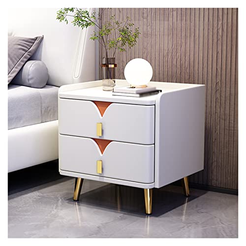 Chevet Intelligente Avec Chargement Sans fil Armoire D'appoint Avec Tiroirs Tables Chevet LED Multifonctions (OneColor 1) von ghghnrtgefrgnhnxdf